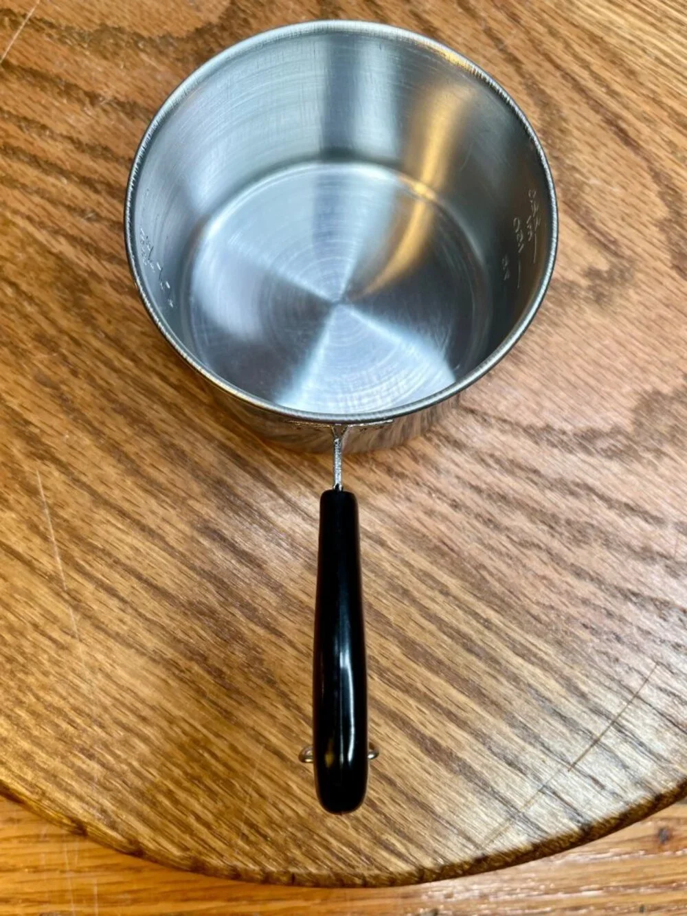 Vintage Revere Ware Copper Bottom Measuring Cup: 1-Cup Stainless Steel